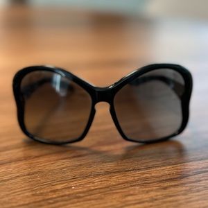 Prada Butterfly Sunglasses Black SPR 181